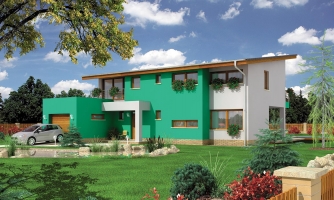 Large modern family house.